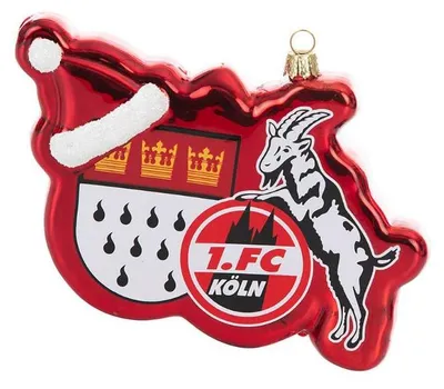 Produktbild von 1. FC Köln Weihnachtsanhänger Logo + Wappen