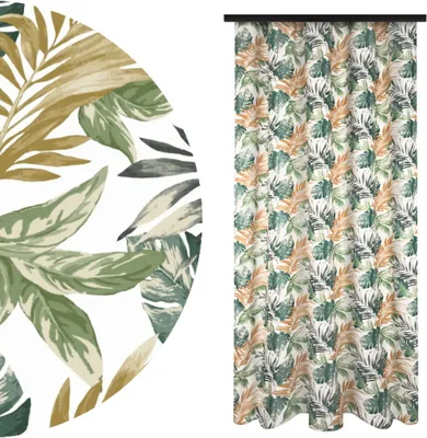 Produktbild von Blickdichte Gardine Kräuselband, Maße: 140x250 cm, Farbe: Apagon