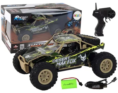 Zdjęcie produktu dla Autko Terenowe Zdalnie Sterowane R/C 1:24 Brązowo-Zielone