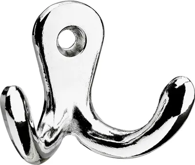 Produktbild von Hettich Zierhaken Zinkdruc kguss, Aluminium Optik, 1 Stück
