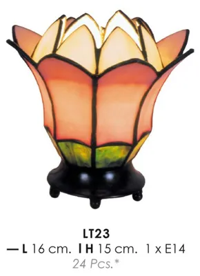 Obrázek produktu pro Lampa Tiffany deco průměr 16 cm, výška 15 cm Lampa LT23 Lampa