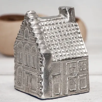 Produktbild von Dekohaus, Aluminium, silber, Groß, handgefertigt