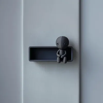 düstere Nahtpuppen-Wandablage – Decords Wandregal, Produktansicht 3