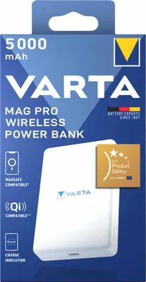 Immagine prodotto di Varta Powerbank MAG PRO WIRELESS  5000mAh  USB-C