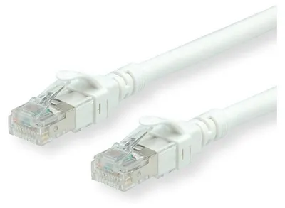 Immagine prodotto di ROLINE Patchkabel Cat.6 S/FTP (PiMF), Component Level, LSOH, wei, 0,3 m