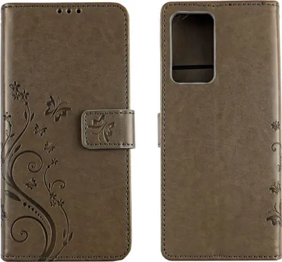 Produktbild von Samsung Galaxy Note 20 Ultra Handy Hülle Schutz-Tasche Cover Flip-Case Kartenfach Grau