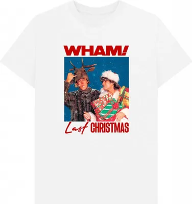 Produktbild von Wham - "Last Christmas" T-Shirt für Herren/Damen Uni PN2075 (M) (Weiß)