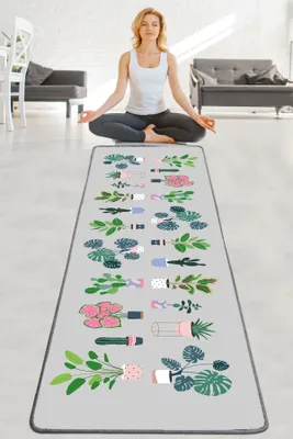Produktbild von Vital And Vivid, Goliath, Yoga-Teppich, 100 % POLYESTER, Mehrfarbig, 60 x 200 cm