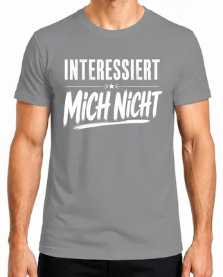 Imagen del producto de Camiseta para hombre, color gris, talla M. Frase: "Me da igual. Divertido. Sarcástico. Declaración. Ironía."