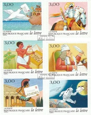 Produktbild von Briefmarken Frankreich 1998 Mi 3296-3301 (kompl.Ausg.) postfrisch Brief