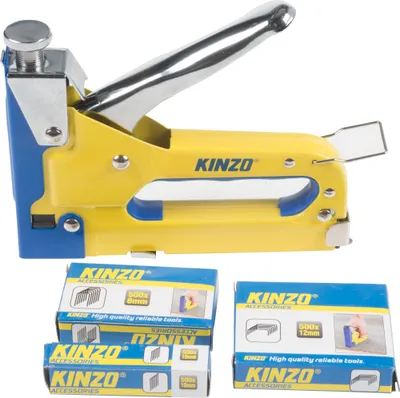 Immagine prodotto di Imbastitrice Kinzo con 1500 chiodi e graffette per moquette e legno, regolabile in continuo