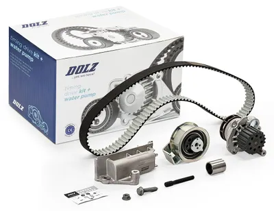 Produktbild von DOLZ KD037 Zahnriemensatz + Wasserpumpe für VW Golf IV Schrägheck (1J1) PASSAT Variant (3B6) Golf IV Variant (1J5) für AUDI A3 Schrägheck (8L1)