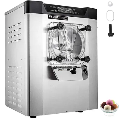 Imagen del producto de Máquina para hacer hielo - Fabricante de hielo - Heladera - Máquina de hielo duro - Heladera para uso doméstico - Carcasa de acero inoxidable - Capacidad de 4,2 litros