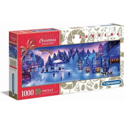 Obrázek produktu pro Clementoni 39582 - 1000 Teile Puzzle - Panorama - Christmas Collection