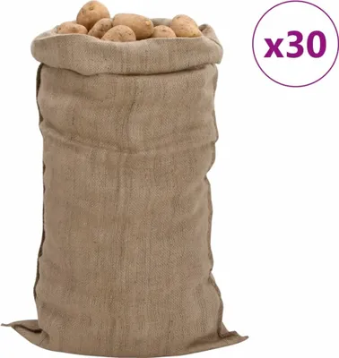 Obrázek produktu pro Jutové pytle 10 ks 100% juta 340 g/m² 30 / 65 x 135 cm