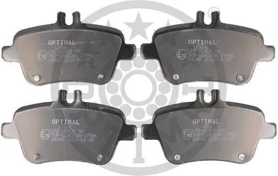 Produktbild von OPTIMAL Bremsbeläge Satz Hinten Bremsklötze passend für MERCEDES-BENZ B-Klasse (W246, W242) BP-12606