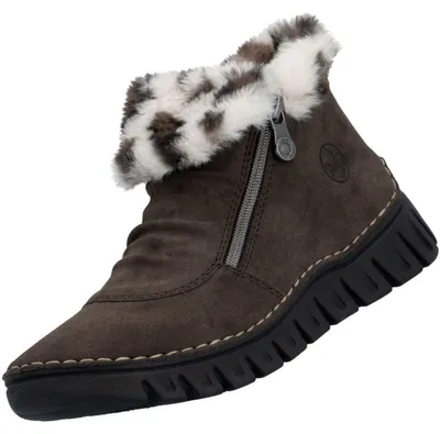 Image de Rieker Damen Stiefelette gefüttert Braun 57551-25