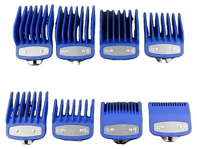 Productafbeelding van Haarstylingaccessoires, veelzijdig 8-delig set, duurzaam stylinggereedschap, blauw