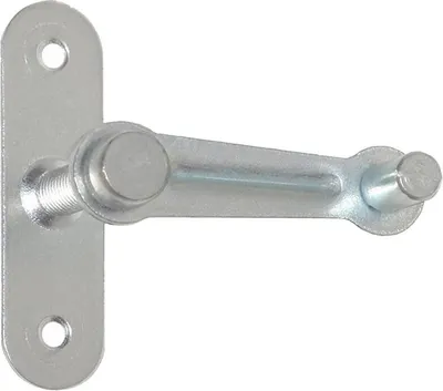 Produktbild von Vorreiber auf Platte Türvorreiber Fenstervorreiber Fensterriegel Drehriegel Silber Verzinkt