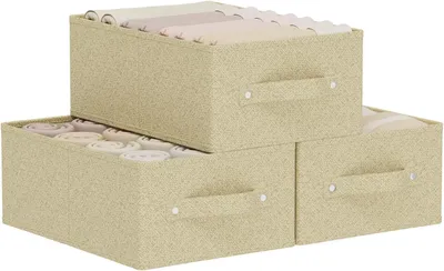 Produktbild von Kastorganizer faltbar, 33 x 23 x 14 cm, 3 Stück, für Zuhause und Büro