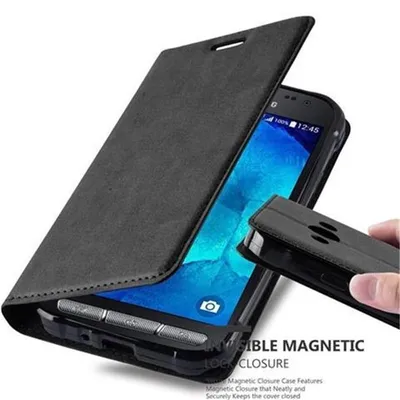 Obrázek produktu pro Cadorabo pouzdro pro Samsung Galaxy XCover 3 Protective Case in Black Pouzdro na mobilní telefon s magnetickým zavíráním