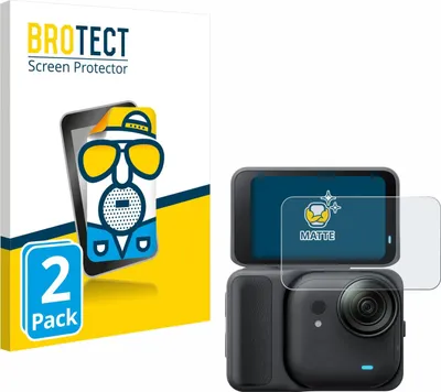 Produktbild von 2x BROTECT Schutzfolie für Insta360 Go Ultra Displayschutz Displayschutzfolie Folie Matt Entspiegelungsfolie