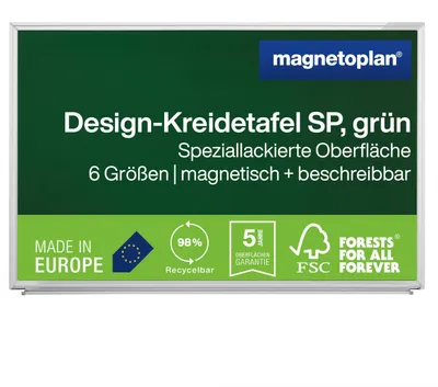Obrázok produktu pre Magnetická tabuľa, zelená, rozmer 900 x 600 mm