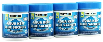Produktbild von THETFORD Aqua Kem Blue Sachets Behälter á 15 Beutel = 4 Dosen