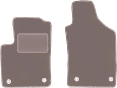 Obrázok produktu pre Velúrové koberčeky do auta pre Fiat 500 FL hatchback (2013-2019) - béžové LUX predné koberčeky (2 ks)