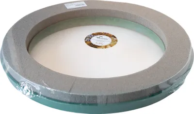 Produktbild von Trocken Steckschaum Kranz 40cm mit ringförmiger Plastikunterlage 1 Stk