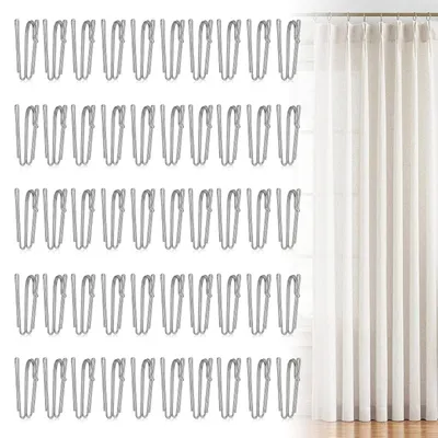 Obrázok produktu pre Nerezové závesné háky – 50 kusov s 4 zubami