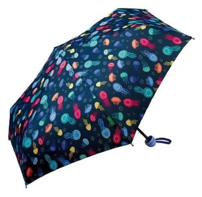 Produktbild von Happy Rain Benetton Super Mini Kids Manuell Taschenschirm Jellyfish