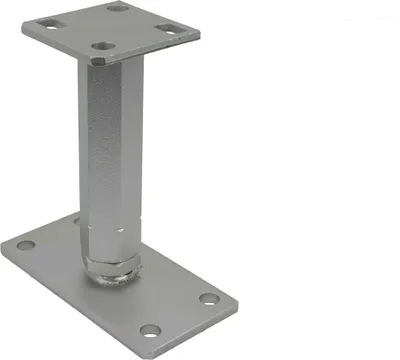 Produktbild von GeZu Impex® Pfostenträger Konrad 80 x 80 mm höhenverstellbar 180 - 230 mm Extra Stabil Stützfuß Pfostenschuh