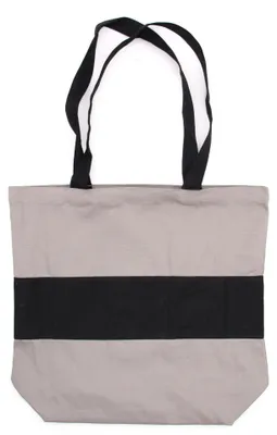 Obrázok produktu pre Bavlnené vaky v dvoch farbách – 38x42x12 cm – sivé a čierne – 280 g