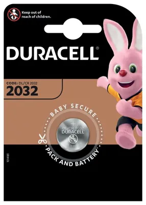 Image de Duracell DUR033917 Pile bouton au lithium - CR 2032, 3 V