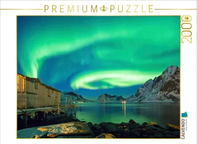 Produktbild von CALVENDO Puzzle Nordlicht 2000 Teile Puzzle quer | 2000 pieces, finished size 35.4 × 26.4 in (90 × 67 cm) | Photo puzzle for happy hours