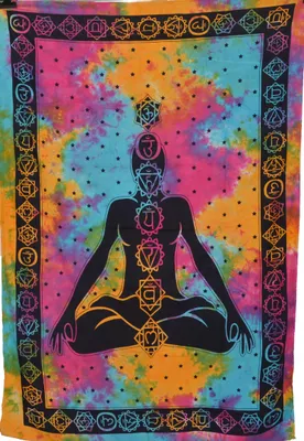 Produktbild von Orientalhaus Tagesdecke Ethno Boho Baumwolle 200x140cm Indien