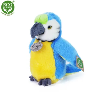 Obrázok produktu pre Plyšový papagáj modrý 19 cm ECO-FRIENDLY