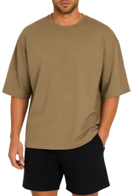 Produktbild von Reichstadt Herren Oversized T-Shirt 25RS070 Khaki XS