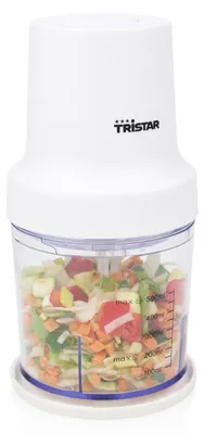 Produktbild von Tristar BL-4023, 0,5 l, Weiß, Kunststoff, Edelstahl, Tasten, 0,8 m