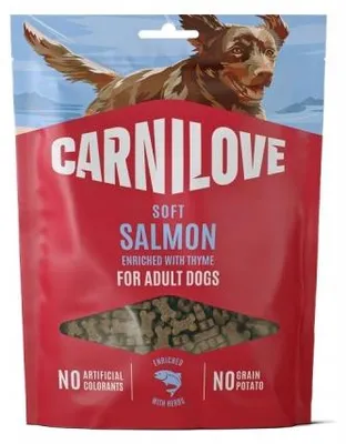 Zdjęcie produktu dla CARNILOVE SOFT, Przekąski, Pies, Dorosły, Łososiowy, 200 g