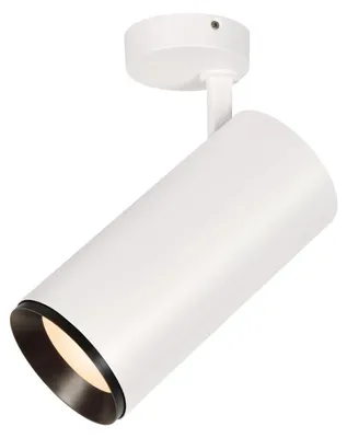 Immagine prodotto di SLV 1005752 NUMINOS XL, plafoniera bianca, nera 36W 3000K 60°