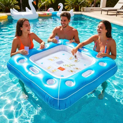 Produktbild von Aufblasbarer Pool-Spieltisch für sommerlichen Spaß