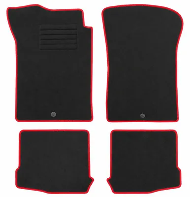 Produktbild von Fußmatten-Set für VW Golf 2, 09/1983-08/1987, 4-teilig, Schwarz