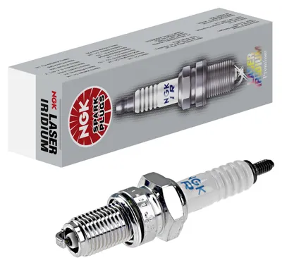 Image de Bougie d'allumage NGK ILKAR7A7 Bougie d'allumage à l'iridium antiparasitée, 26,5mm filetage particulièrement long Ø 12,0mm Hex 14,0mm, écart entre les électrodes 0,70mm, valeur thermique 7, 91432