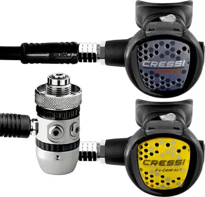 Produktbild von Cressi Xs Compact Ac2 Din Tauchregler-set Schwarz,Silber Schwarz,Silber One Size