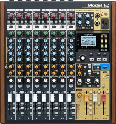 Zdjęcie produktu dla Tascam Model 12, 12 kan., Bluetooth, 16 W, Czarny, Drewno