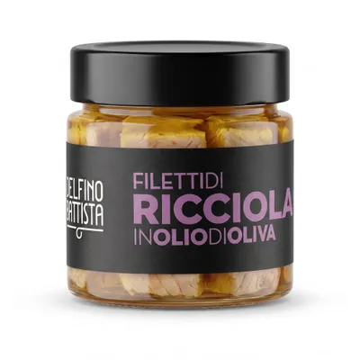 Produktbild von Bernsteinfischfilets in Olivenöl, 200 g (Filetti di Ricciola)