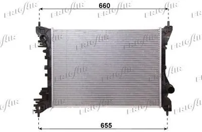 Produktbild von FRIGAIR 0113.3022 Kühler Wasserkühler Motorkühler für FIAT DOBLO Kasten/Kombi (263) Doblo Kombi (263) DOBLO Pritsche/Fahrgestell (263) für ALFA ROMEO