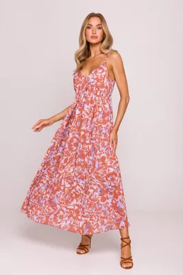 Produktbild von Made of Emotion Maxikleid für Frauen Jogfeez M868 rot S/M
